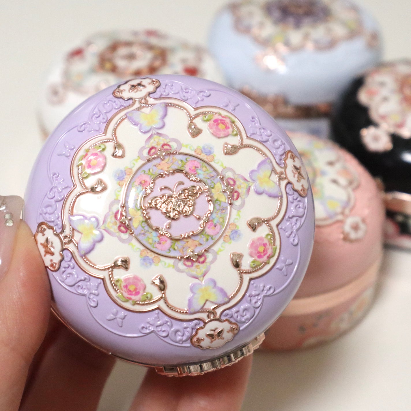 胡蝶雲肩ブラッシュデュオ<チークカラー> /FlowerKnows/パウダーチークを使ったクチコミ(9枚目)