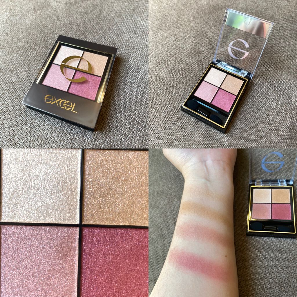 リアルクローズシャドウ/excel/アイシャドウパレットを使ったクチコミ（2枚目）