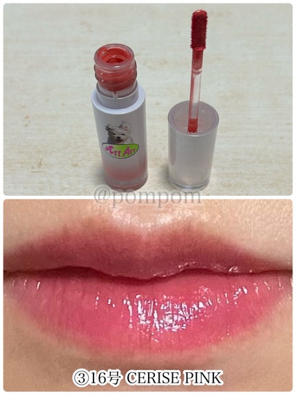 ペリペラ インク ムード グロイ ティント/PERIPERA/リップティントを使ったクチコミ(4枚目)