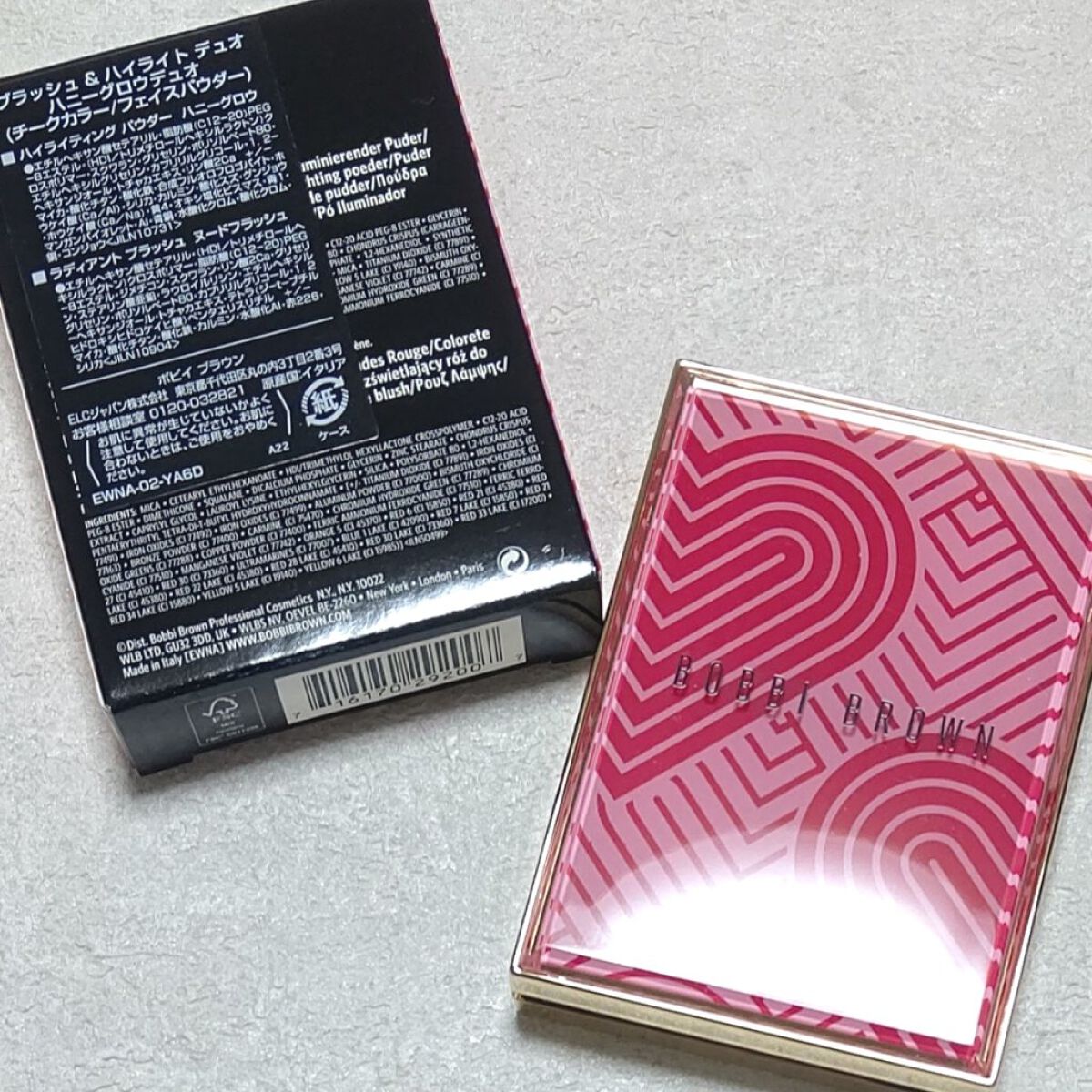 ブラッシュ & ハイライト デュオ /BOBBI BROWN/パウダーチークを使ったクチコミ（2枚目）