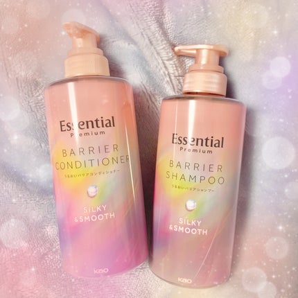 エッセンシャルプレミアム バリアシャンプー・コンディショナー シルキー&スムース/エッセンシャル/市販シャンプーを使ったクチコミ(1枚目)