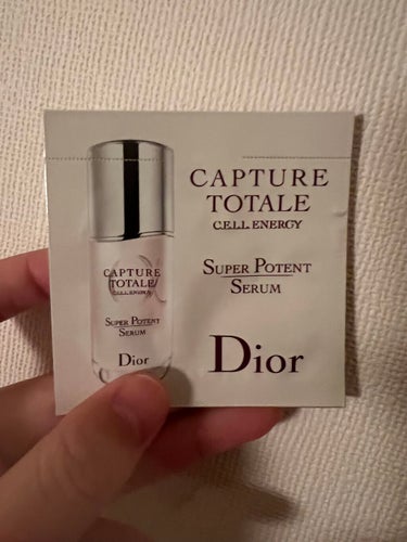 【旧】カプチュール トータル セル ENGY スーパー セラム/Dior/美容液を使ったクチコミ（1枚目）