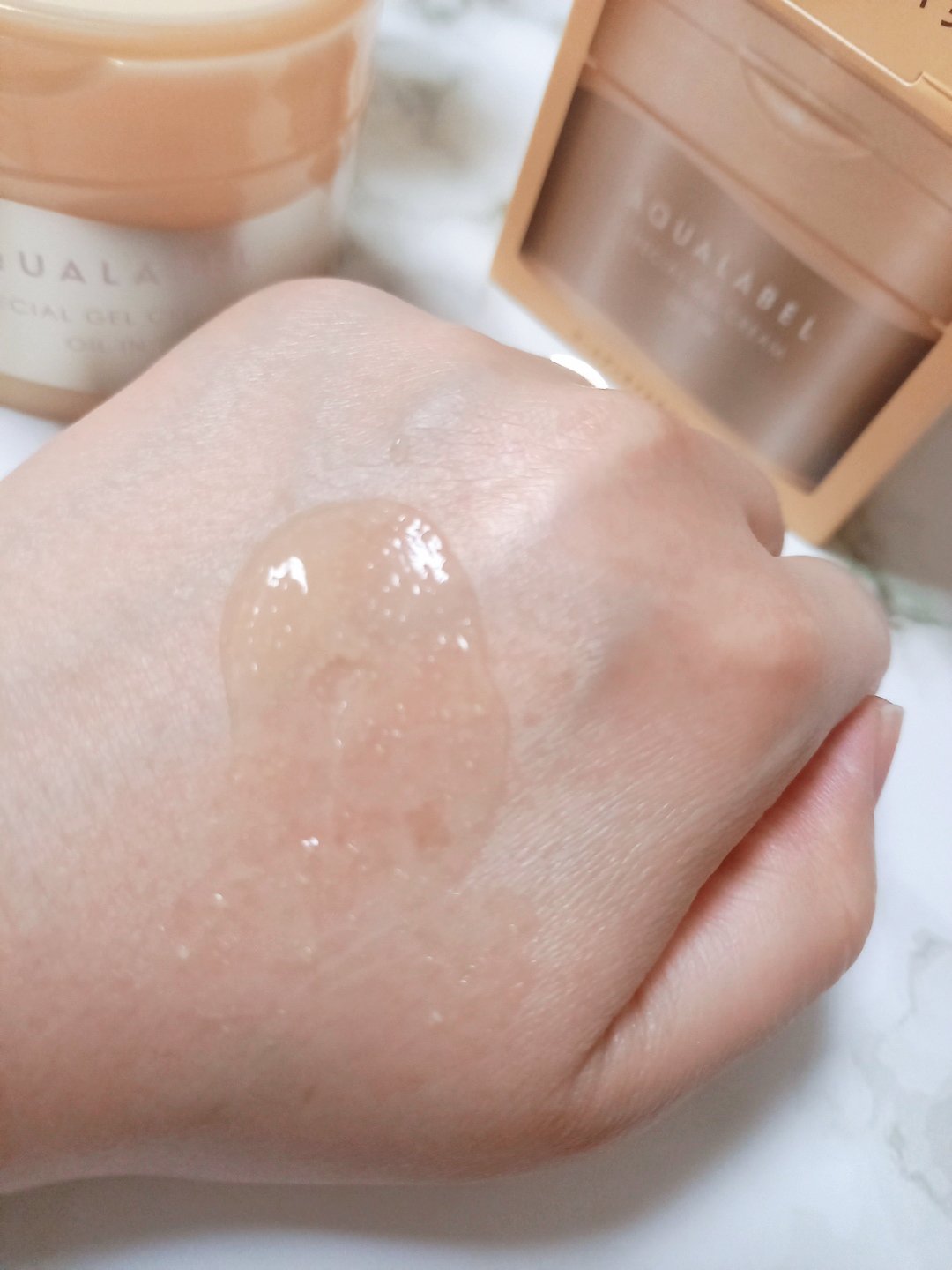 スペシャルジェルクリーム　ＥＸ　（オイルイン）/アクアレーベル/オールインワン化粧品を使ったクチコミ（2枚目）