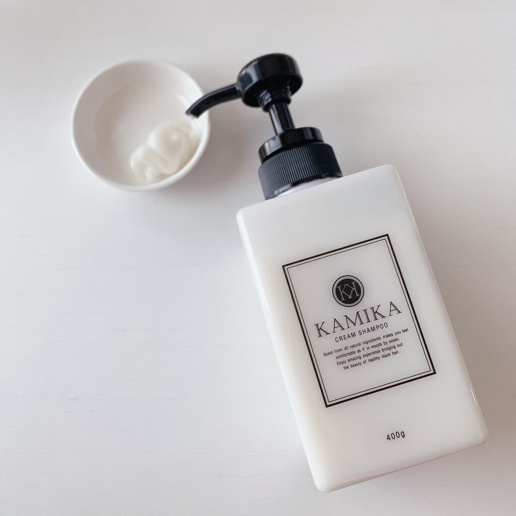 黒髪クリームシャンプー/KAMIKA/シャンプー・コンディショナーを使ったクチコミ(2枚目)