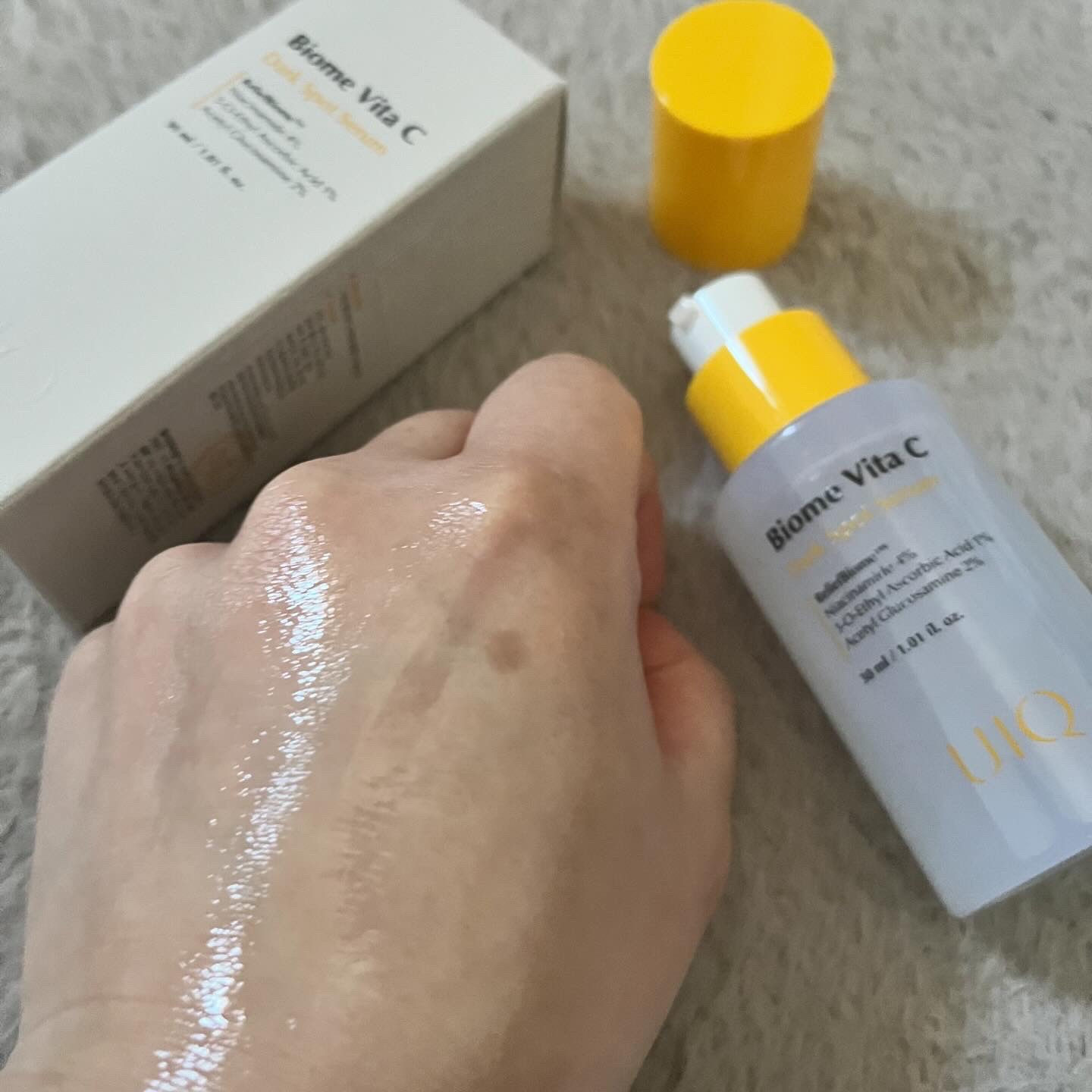バイオームビタCダークスポットセラム/UIQ/美容液を使ったクチコミ（3枚目）
