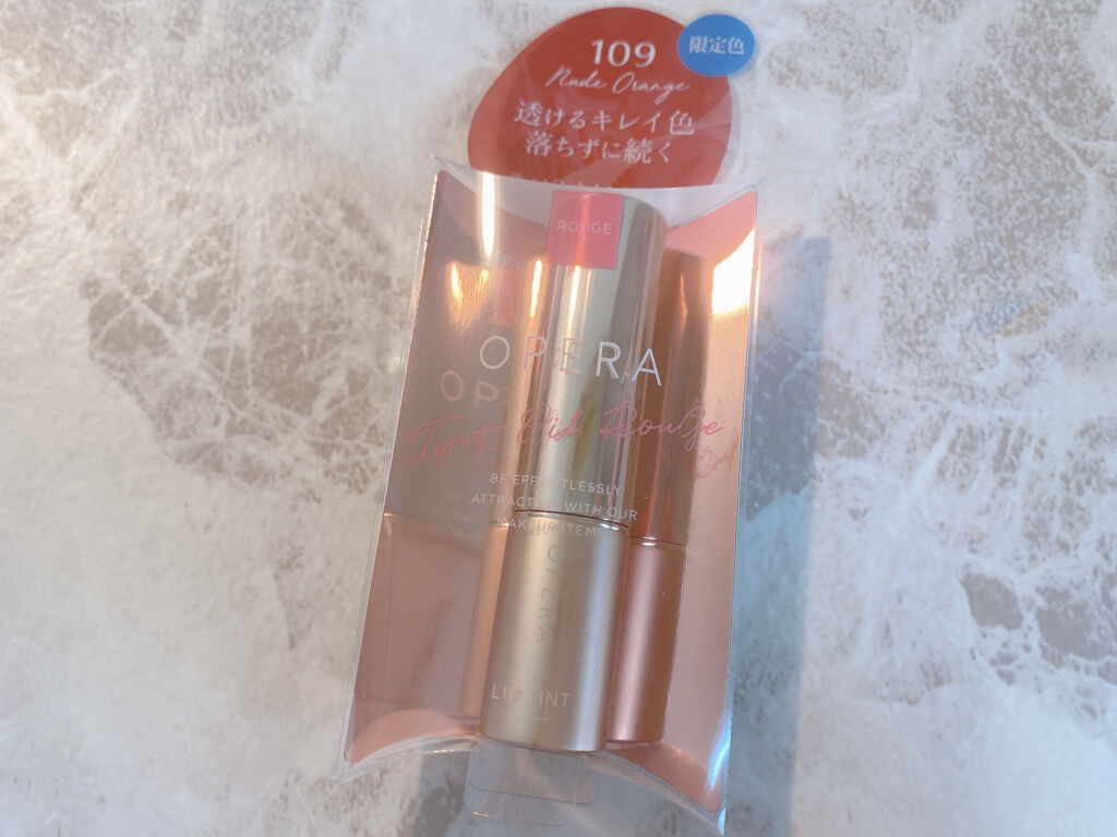 オペラ リップティント N 109 ヌードオランジェ(限定色)/OPERA/リップティントを使ったクチコミ（1枚目）