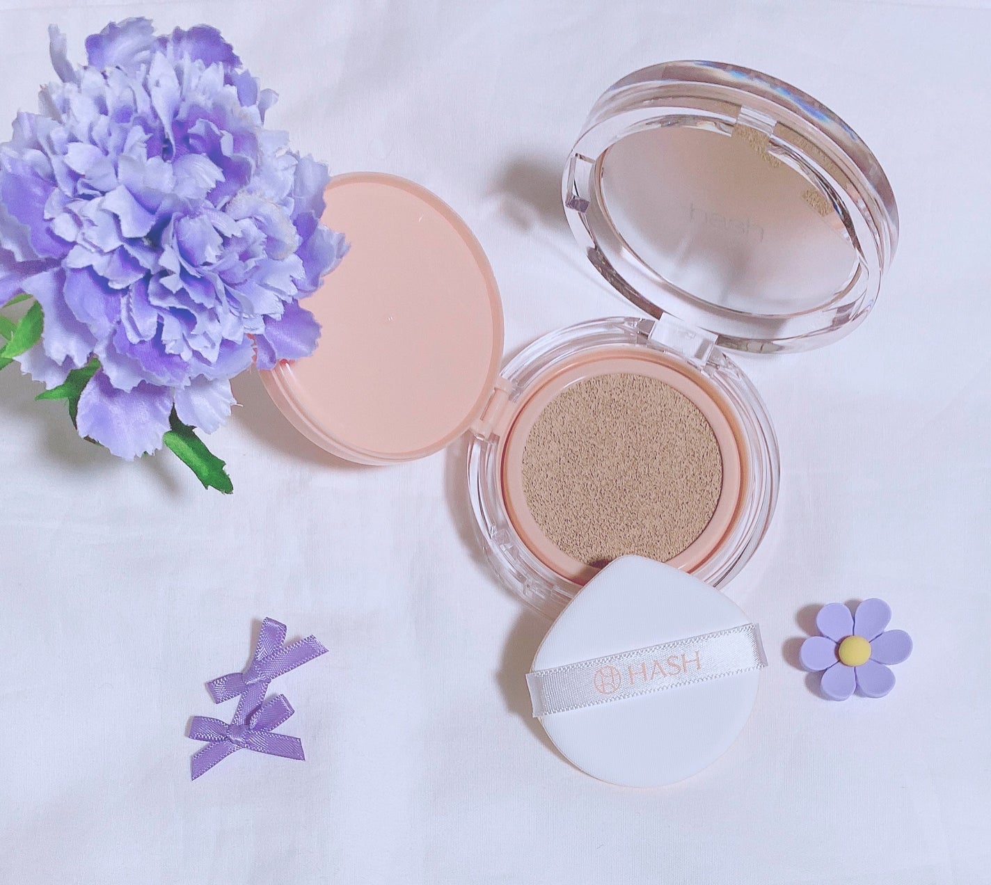 デューイーグロー フィッティング クッション/HASH/クッションファンデーションを使ったクチコミ(2枚目)