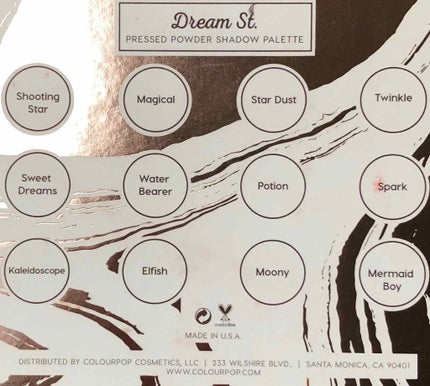 ドリームストリートプレストパウダー シャドーパレット/ColourPop/アイシャドウパレットを使ったクチコミ(4枚目)