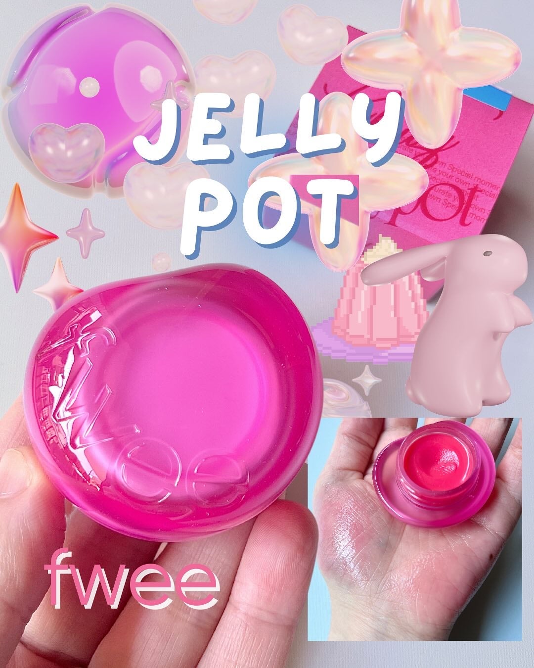 フィー リップアンドチーク グローイジェリーポット/fwee/リップグロスを使ったクチコミ(1枚目)