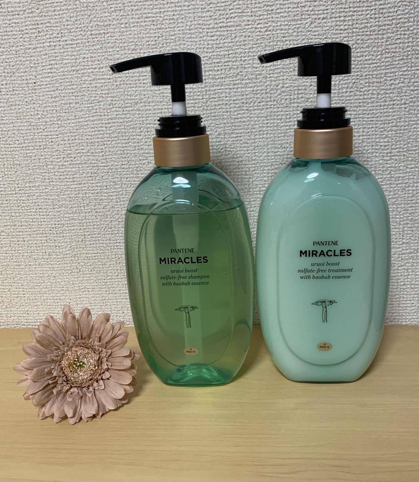 ミラクルズ うるおいブースト シャンプー/トリートメント/パンテーン/市販シャンプーを使ったクチコミ(1枚目)