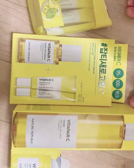 ビタペアC 集中美容液スペシャルセット/ネイチャーリパブリック/美容液を使ったクチコミ(1枚目)
