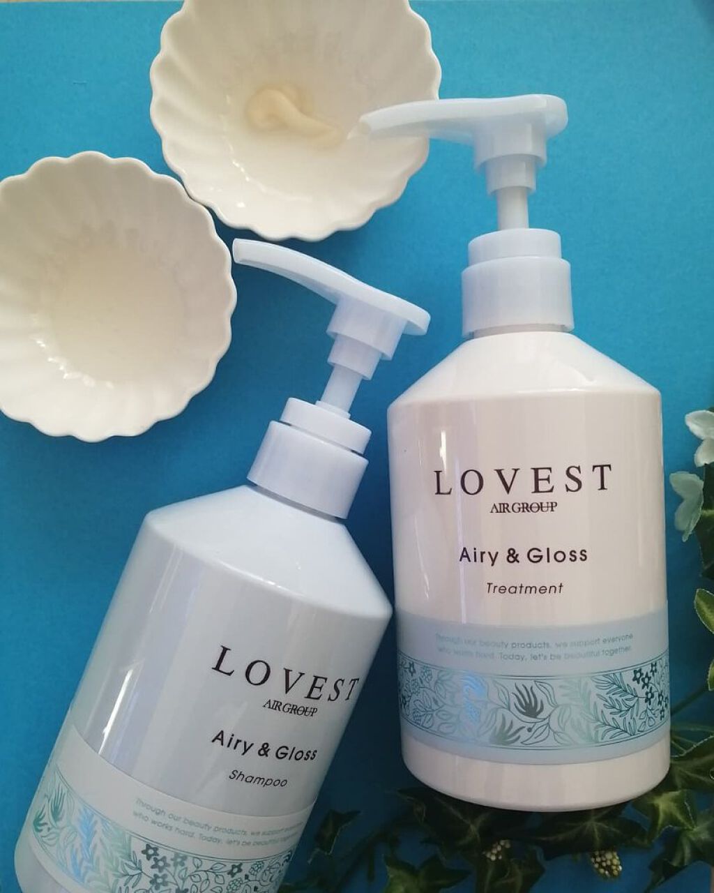 エアリーアンドグロス シャンプー／トリートメント /LOVEST by air Salon Quality Hair Care/市販シャンプーを使ったクチコミ（3枚目）