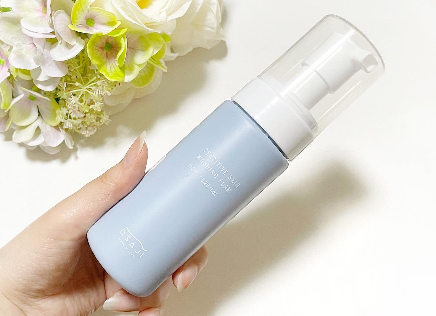センシティブ スキン ウォッシングフォーム/OSAJI/泡洗顔を使ったクチコミ（3枚目）
