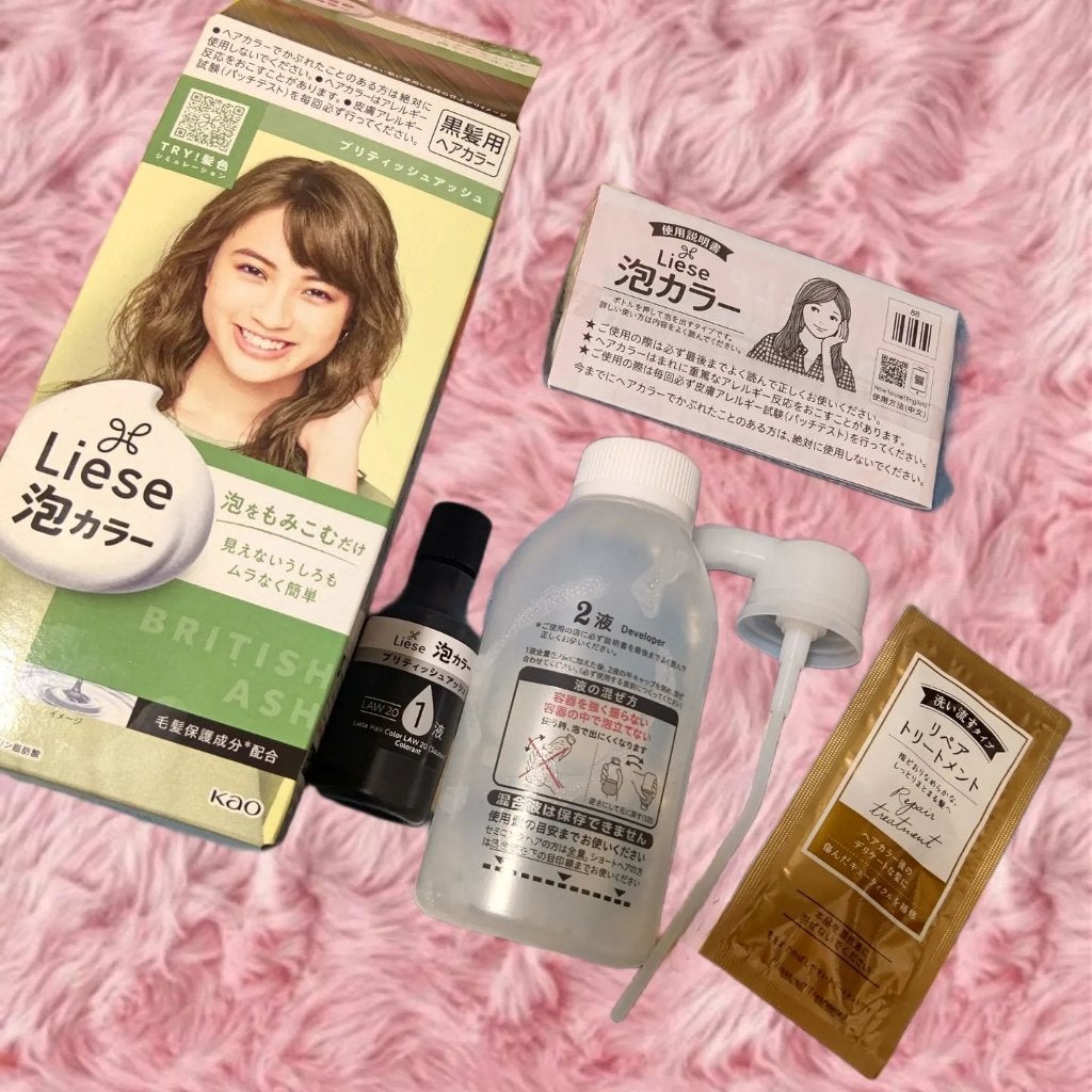 泡カラー/リーゼ/ヘアカラーを使ったクチコミ(3枚目)