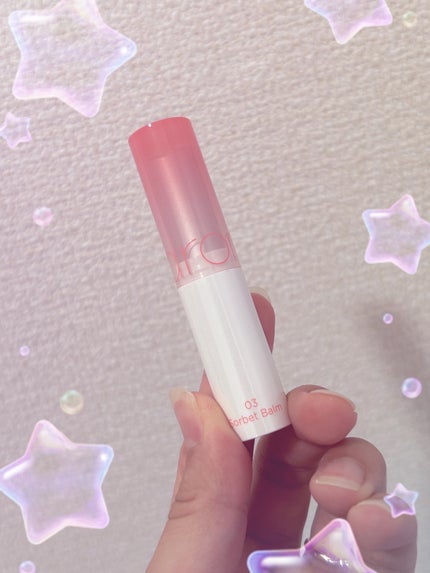 グラスティングメルティングバーム/rom&nd/リップバームを使ったクチコミ(1枚目)