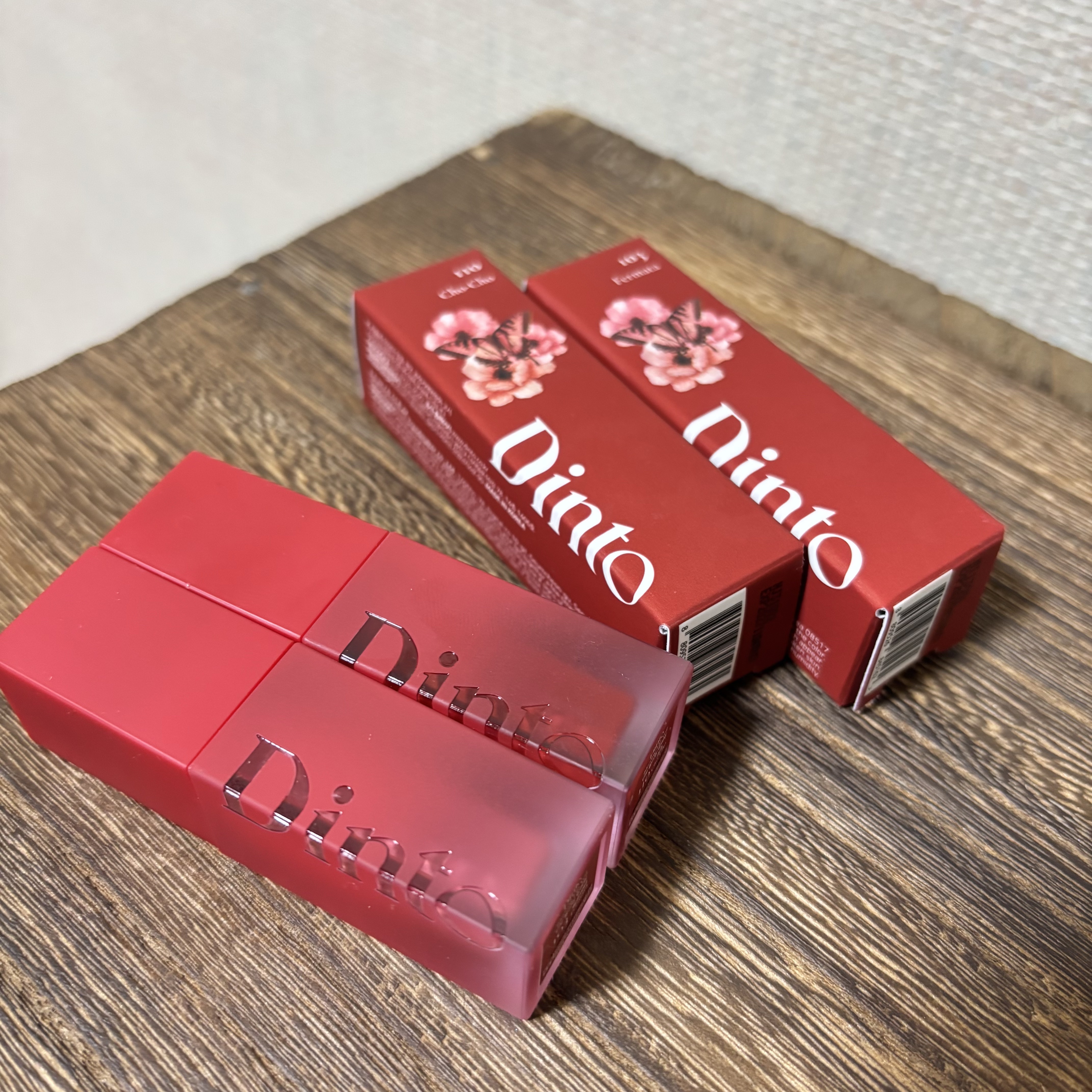 マダムバタフライコレクション ブラーニングリップベール/Dinto/口紅を使ったクチコミ（3枚目）