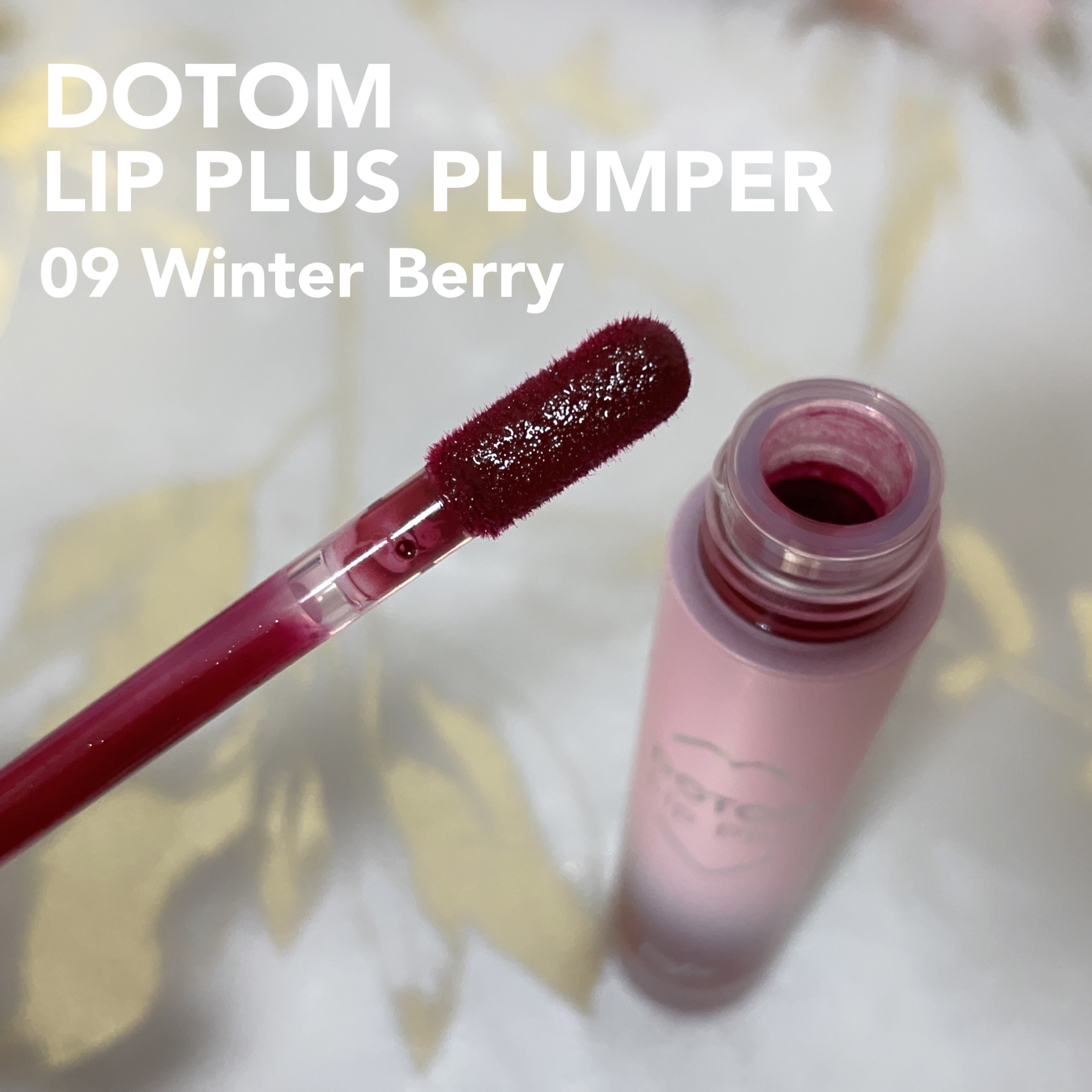 ドトムリッププラスプランパー 09 ウィンターベリー(Winter Berry）/keybo/リッププランパーを使ったクチコミ（2枚目）