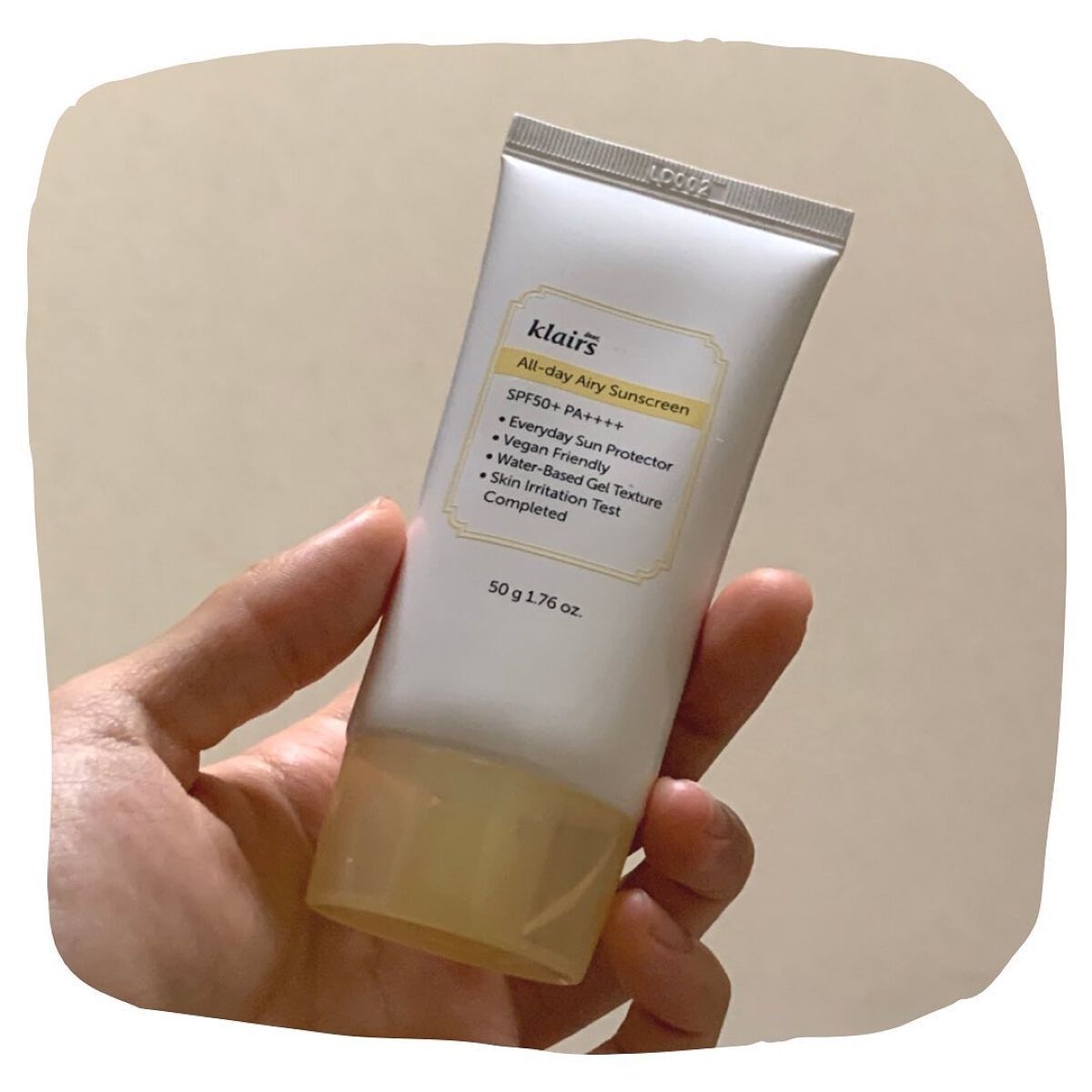 こっすん on LIPS 「.『All-dayエアリーサンスクリーン』➥@klairs...」(1枚目)