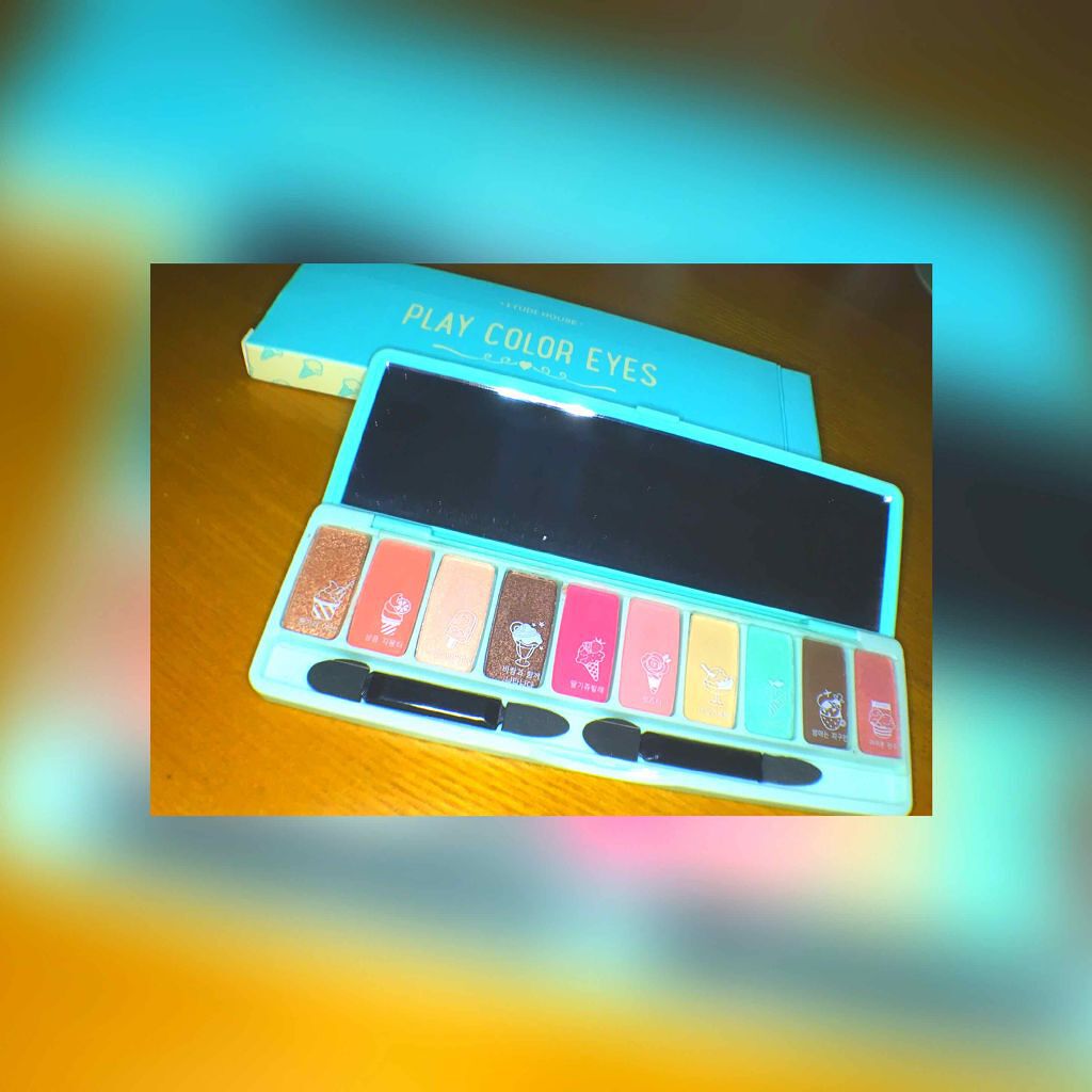 プレイカラー アイシャドウ アイスバン/ETUDE/アイシャドウパレットを使ったクチコミ(1枚目)