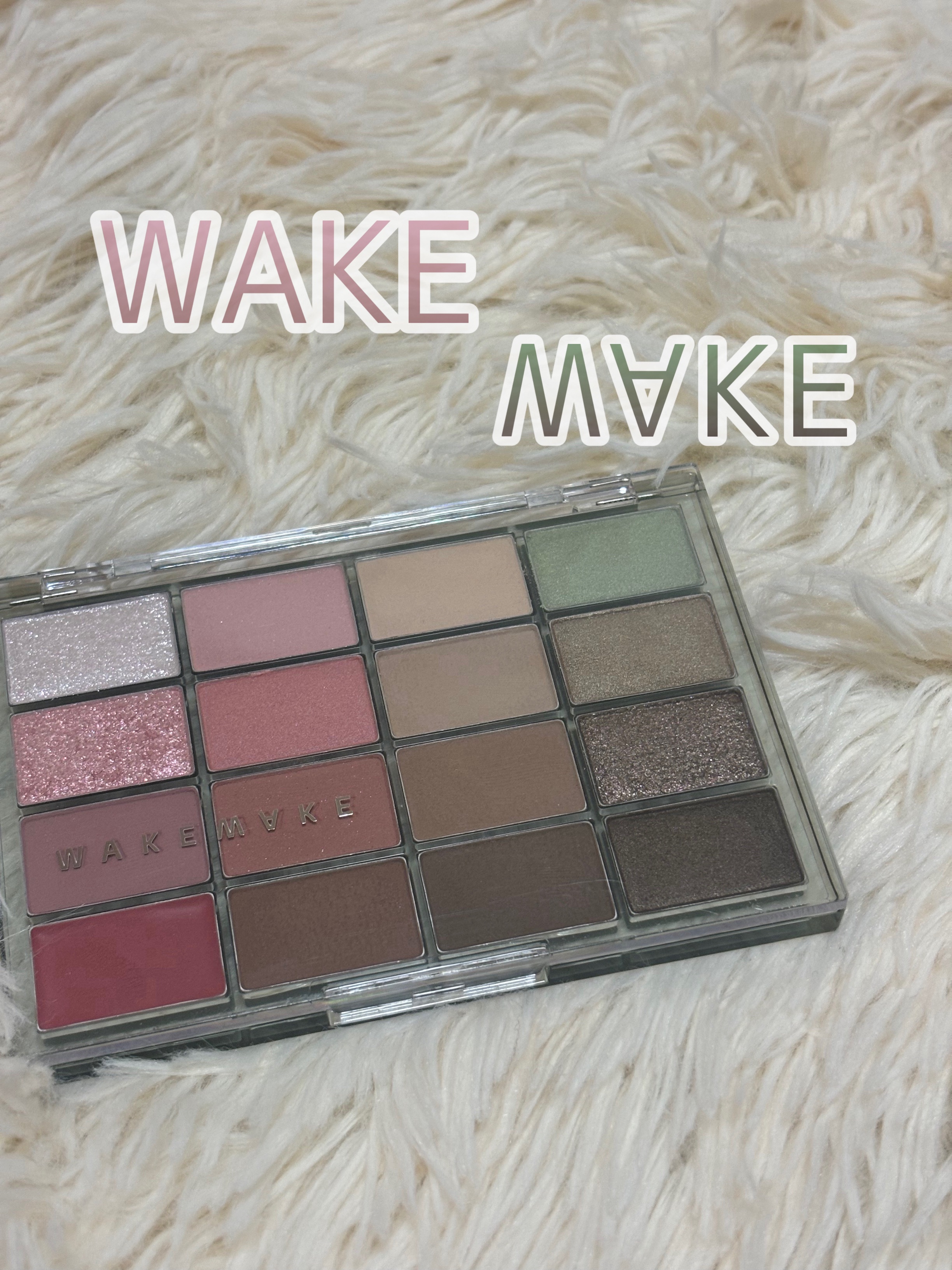 ソフトブラーリングアイパレット/wakemake/アイシャドウパレットを使ったクチコミ（1枚目）