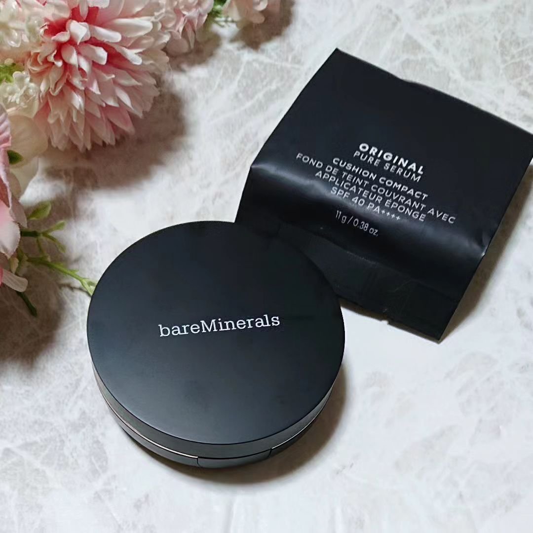 オリジナル ピュア セラム カバーアップ クッション/bareMinerals/クッションファンデーションを使ったクチコミ（3枚目）