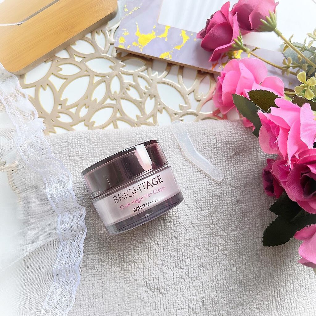 オーバーナイト ヴェールクリーム/BRIGHTAGE/フェイスクリームを使ったクチコミ(7枚目)