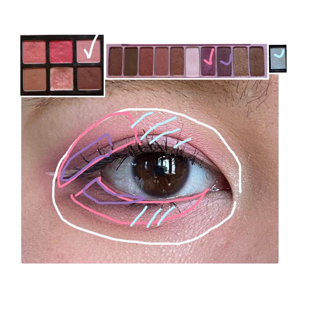 ハート プレイカラーアイズ/ETUDE/アイシャドウパレットを使ったクチコミ(2枚目)