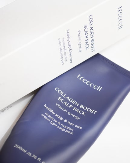 コラーゲンブースト スカルプパック/treecell/ヘアマスク・ヘアパックを使ったクチコミ(4枚目)