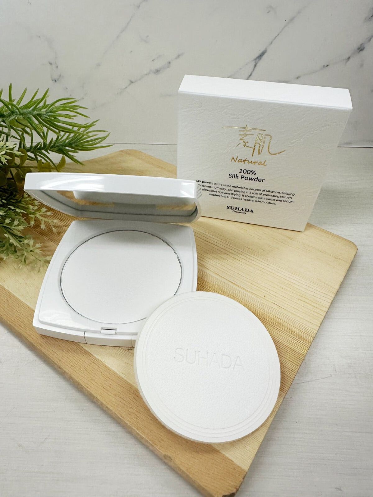 スハダナチュラルシルク100/スハダコスメチックス/プレストパウダーを使ったクチコミ（2枚目）