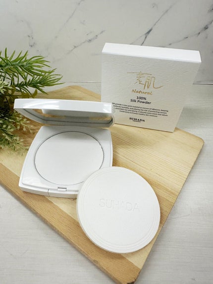 スハダナチュラルシルク100/スハダコスメチックス/プレストパウダーを使ったクチコミ(2枚目)