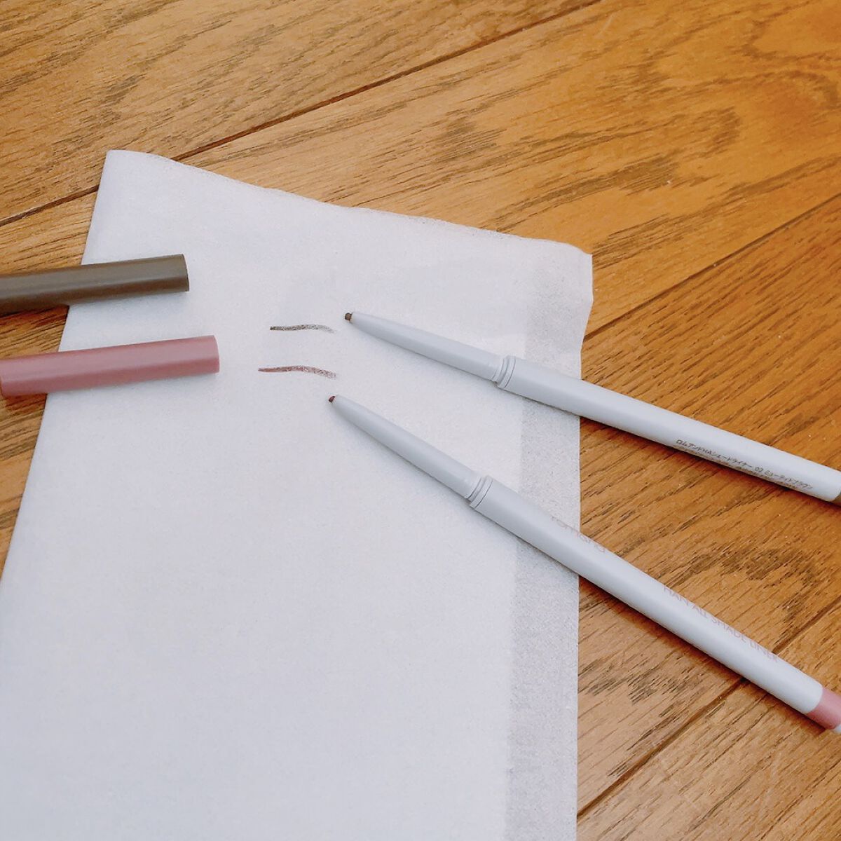 ハンオールシェードライナー/rom&nd/ペンシルアイライナーを使ったクチコミ（2枚目）