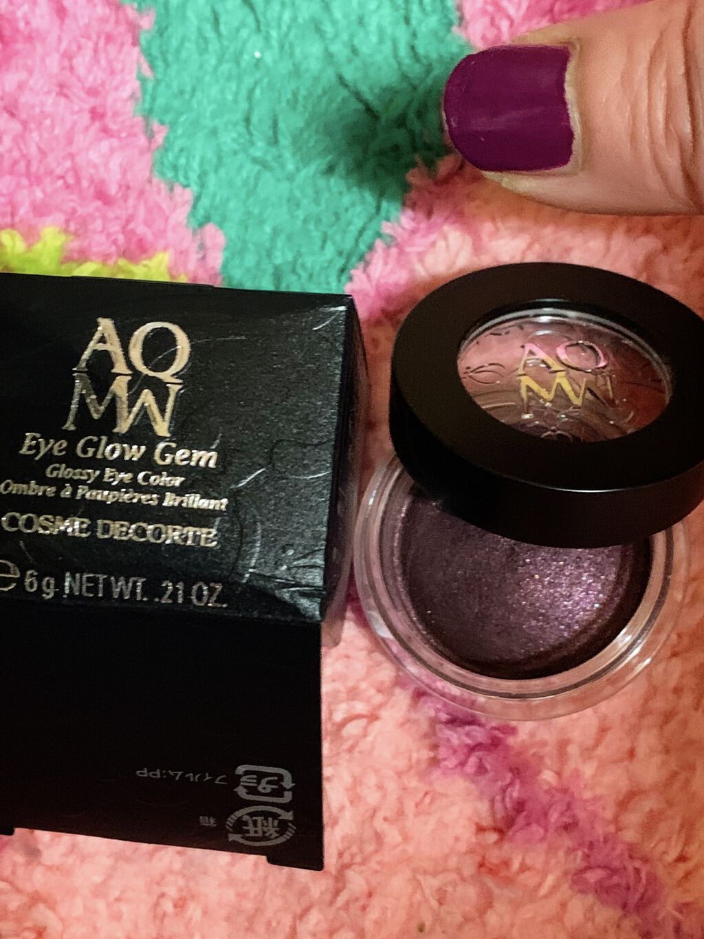 AQ MW アイグロウ ジェム PU181/DECORTÉ/ジェル・クリームアイシャドウを使ったクチコミ（1枚目）