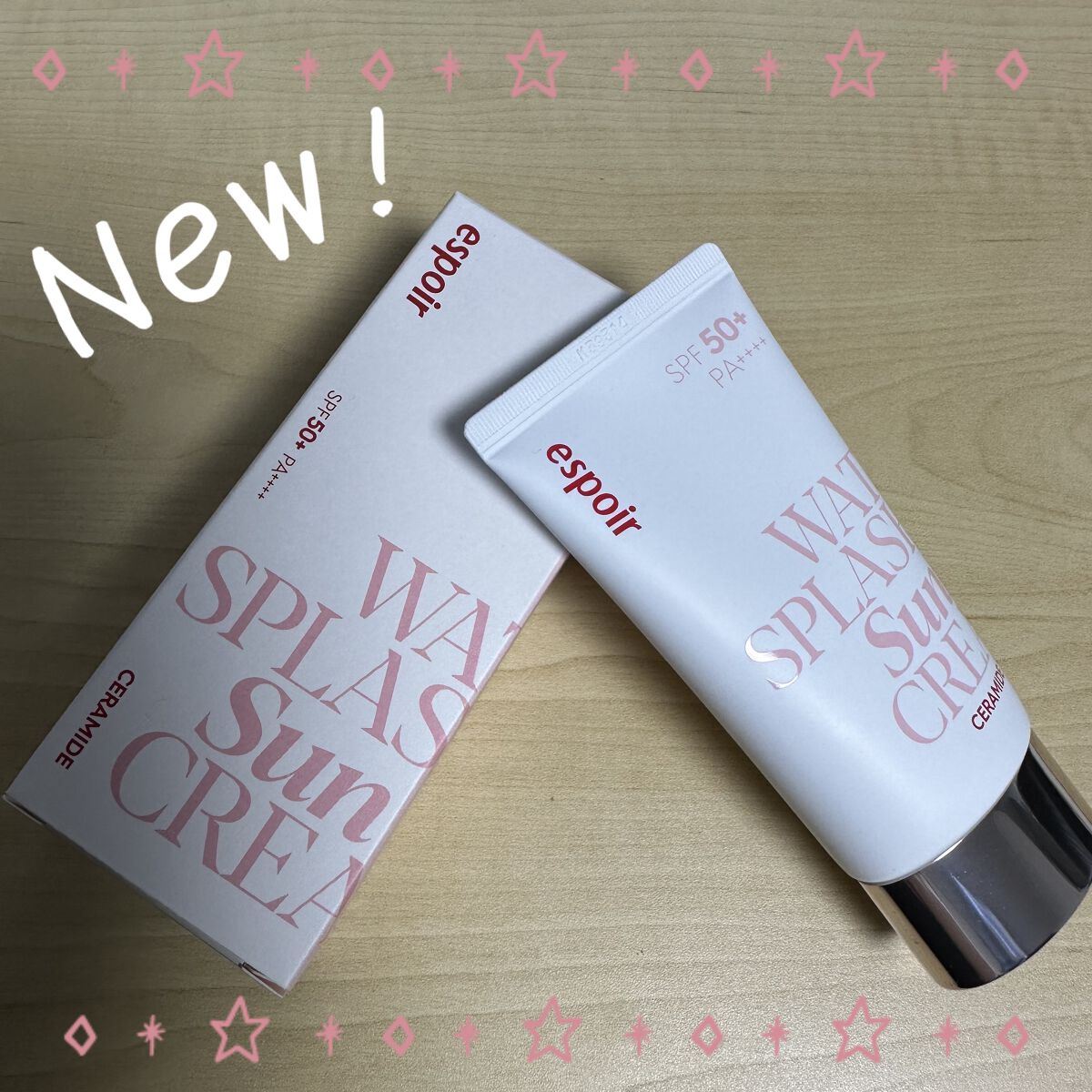 ウォータースプラッシュサンクリーム セラミド/espoir/日焼け止めクリームを使ったクチコミ（1枚目）