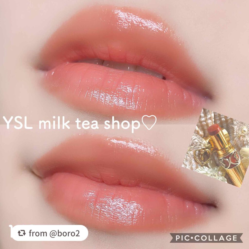 ルージュ ヴォリュプテ シャイン/YVES SAINT LAURENT BEAUTE/口紅を使ったクチコミ(1枚目)
