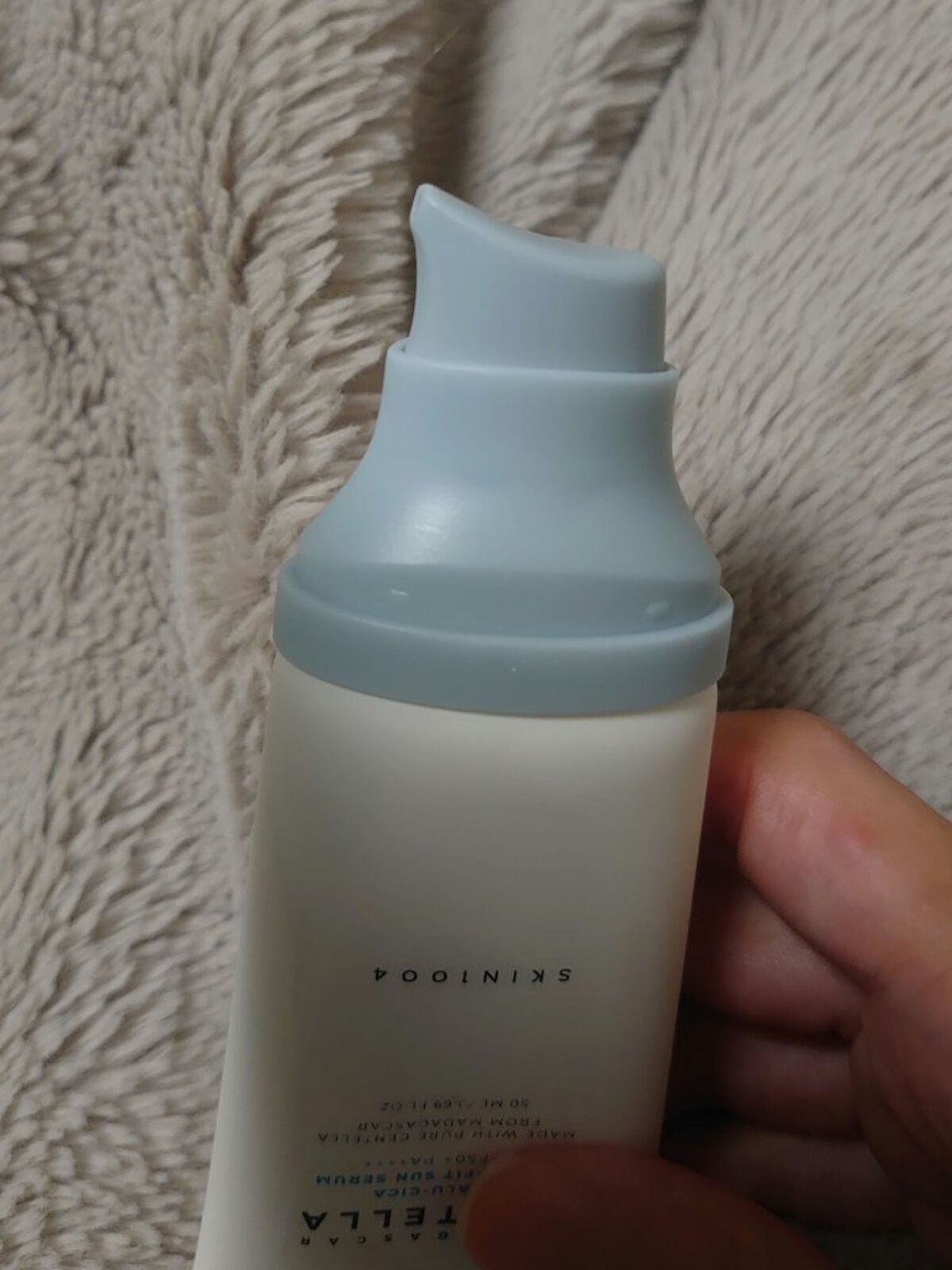 ヒアルーシカ ウォーターフィット サンセラム/SKIN1004/日焼け止めローションを使ったクチコミ(3枚目)