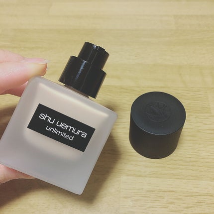 (旧)アンリミテッド ラスティング フルイド/shu uemura/リキッドファンデーションを使ったクチコミ(1枚目)