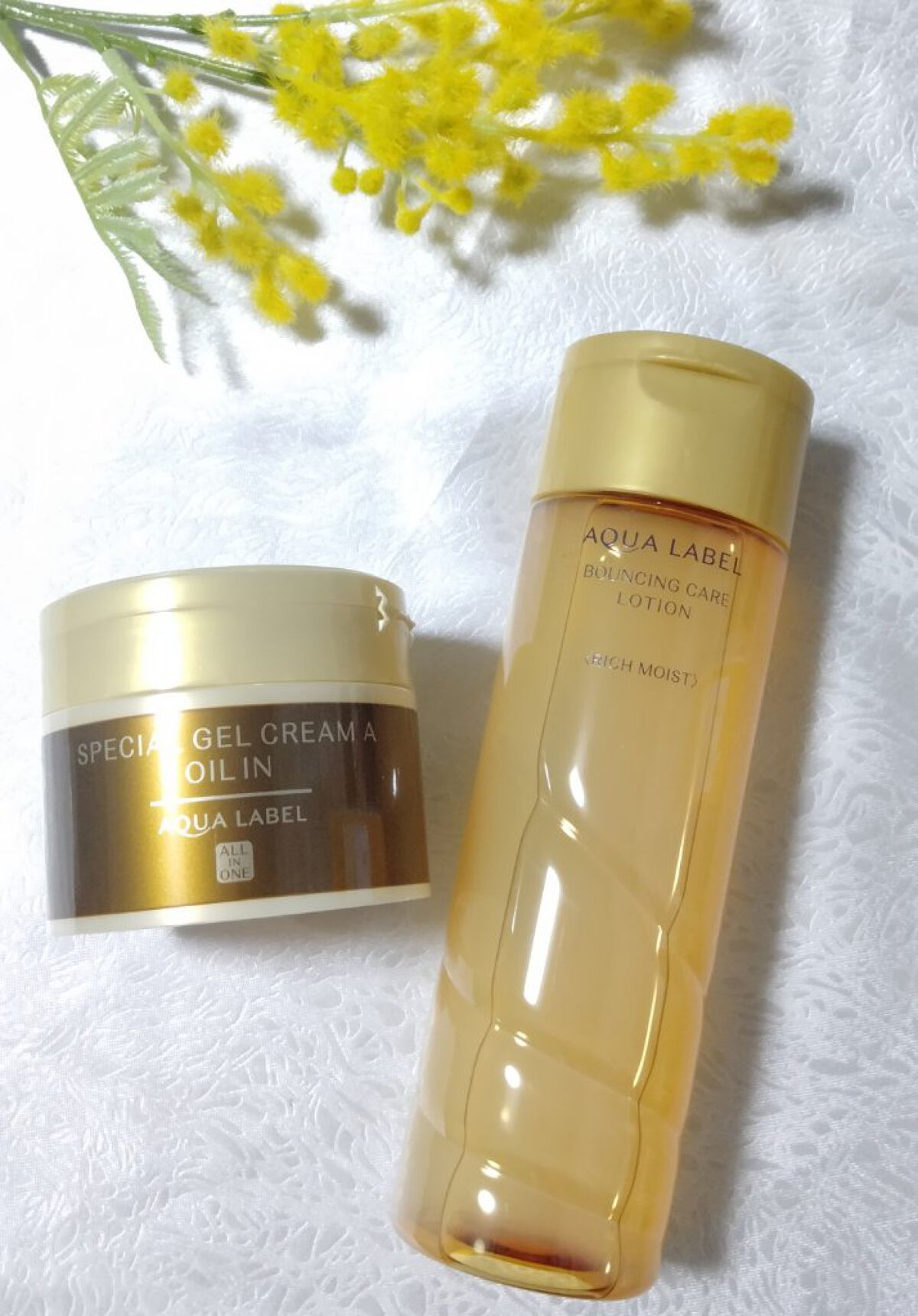 スペシャルジェルクリーム(オイルイン)/アクアレーベル/オールインワン化粧品を使ったクチコミ（1枚目）