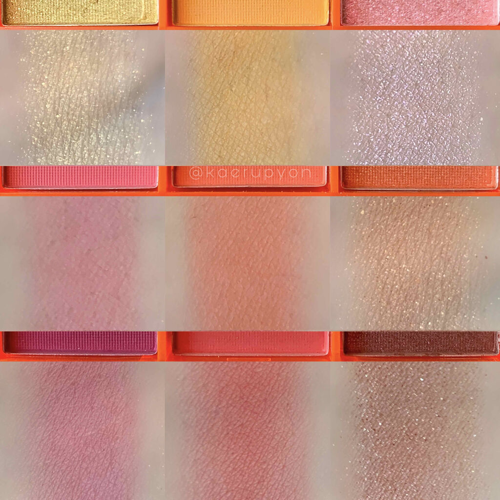 UR GLAM　BLOOMING EYE COLOR PALETTE/U R GLAM/アイシャドウパレットを使ったクチコミ（2枚目）