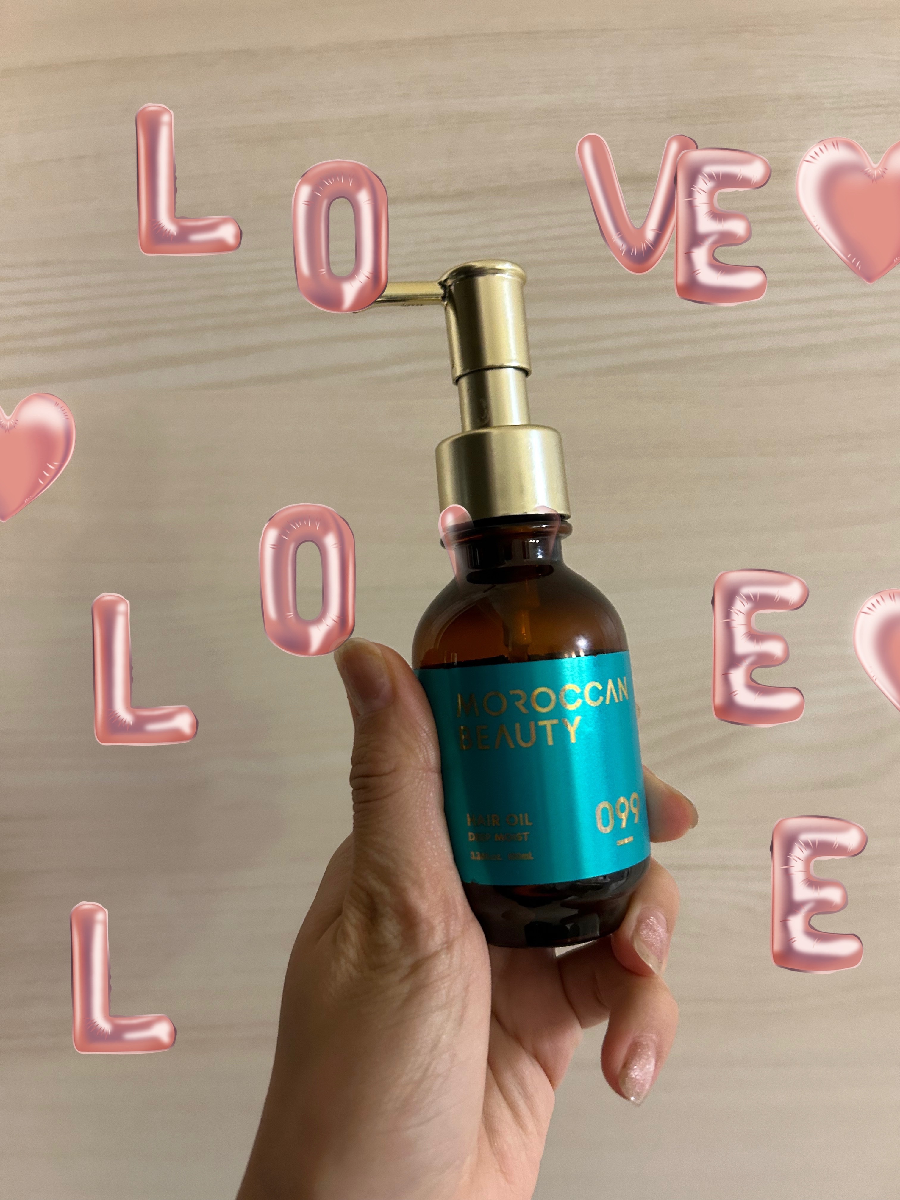 ディープモイスト ヘアオイル/モロッカンビューティ/ヘアオイルを使ったクチコミ（1枚目）