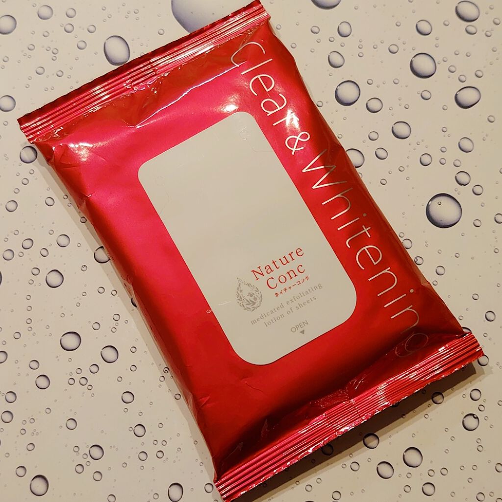 ネイチャーコンク 薬用 ふきとり化粧水シート/ネイチャーコンク/トナーパッドを使ったクチコミ(2枚目)
