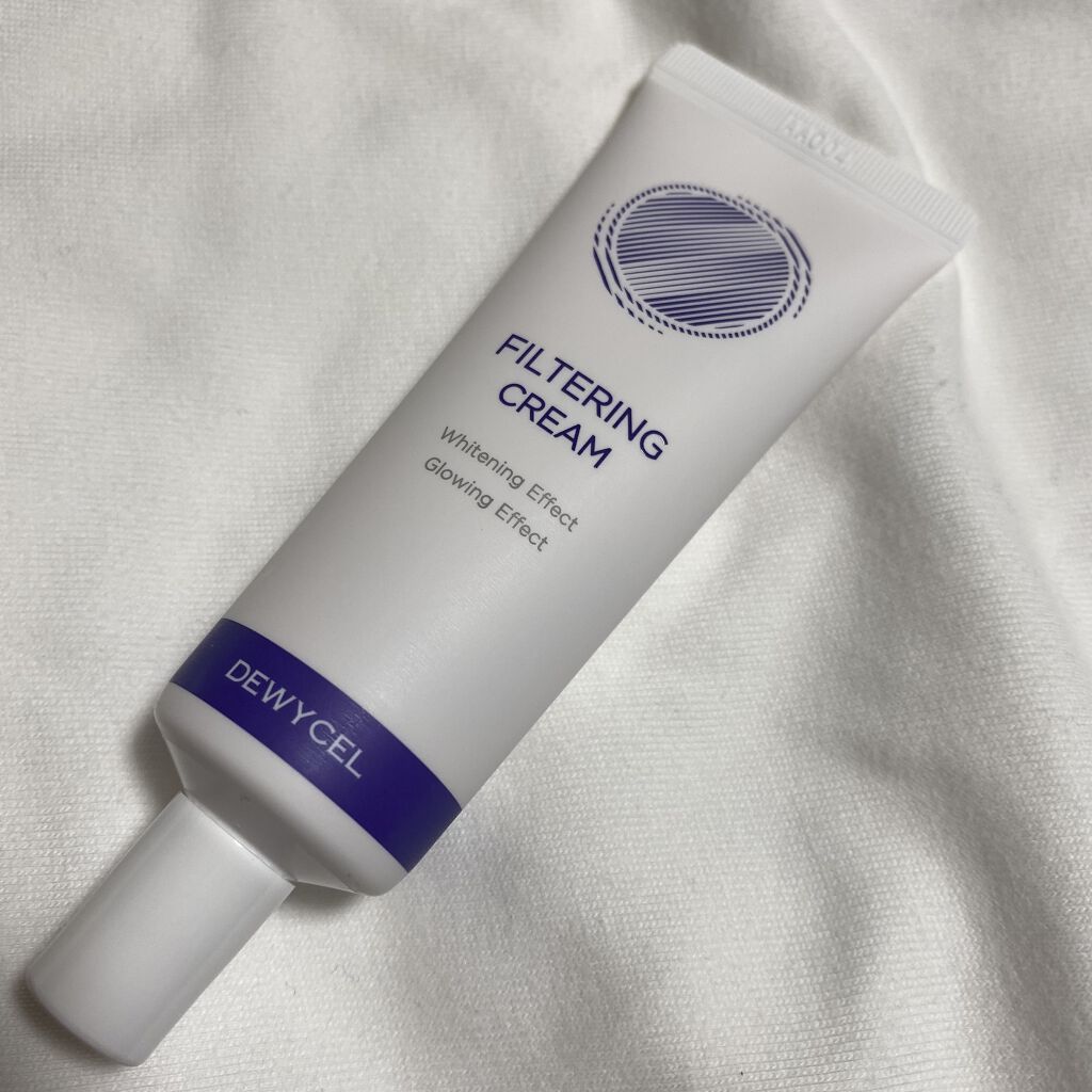 フィルタリングクリーム/DEWYCEL/日焼け止めクリームを使ったクチコミ（1枚目）