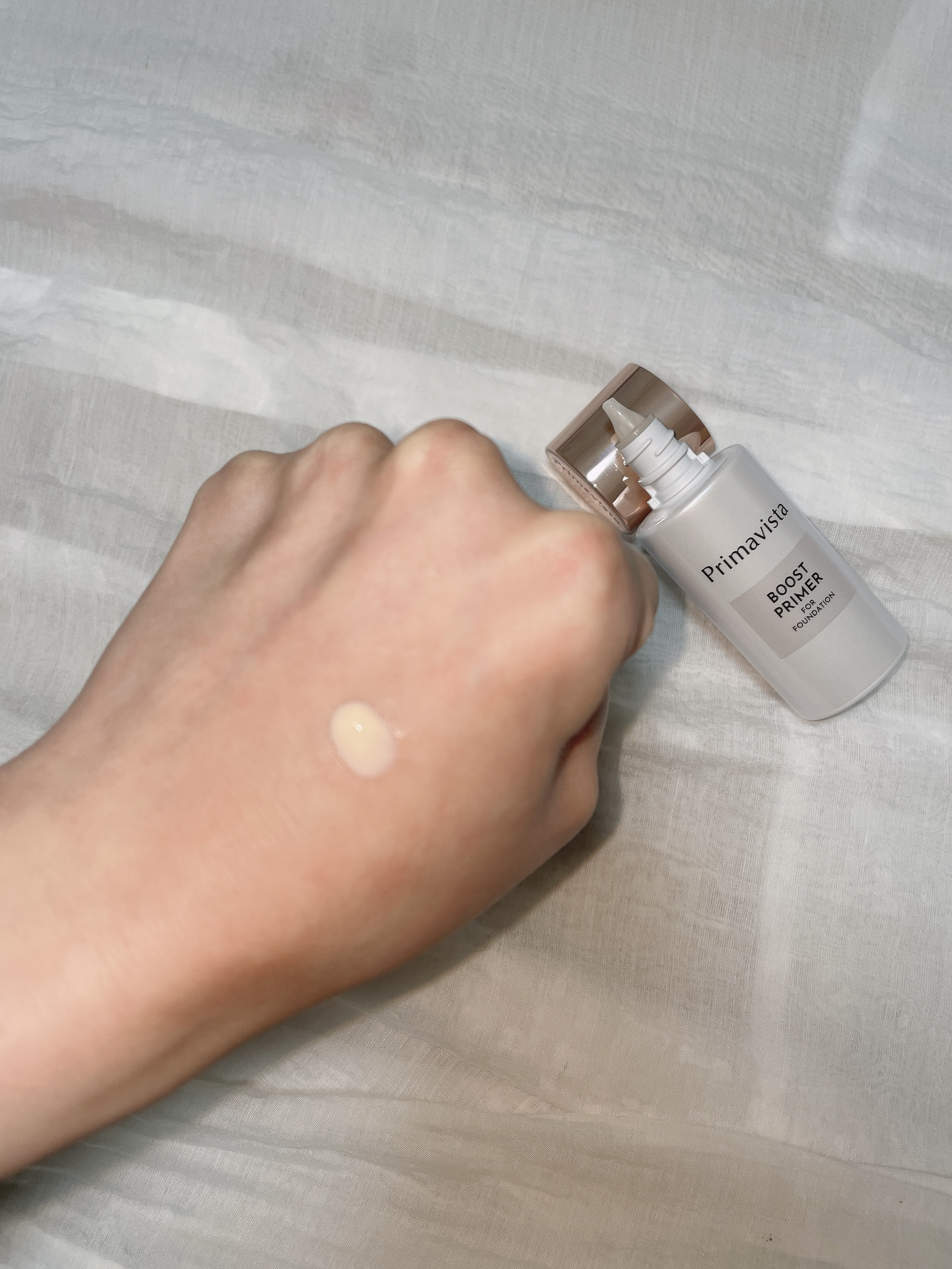 ファンデブースト<皮脂くずれ防止>/プリマヴィスタ/化粧下地を使ったクチコミ（3枚目）