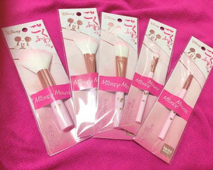 ごくふわっ ミッキーブラシ/DAISO/メイクブラシを使ったクチコミ(1枚目)