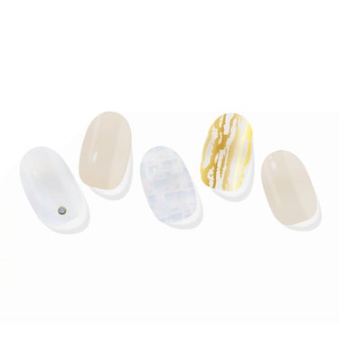 PEU DE LIBERTE GEL NAIL STICKER 002.Clarity white