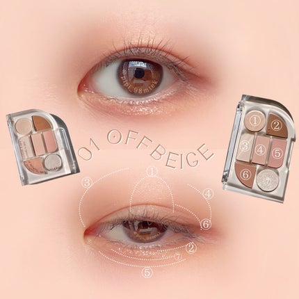 シンプレイン アイパレット/Sim;plain/アイシャドウパレットを使ったクチコミ(7枚目)