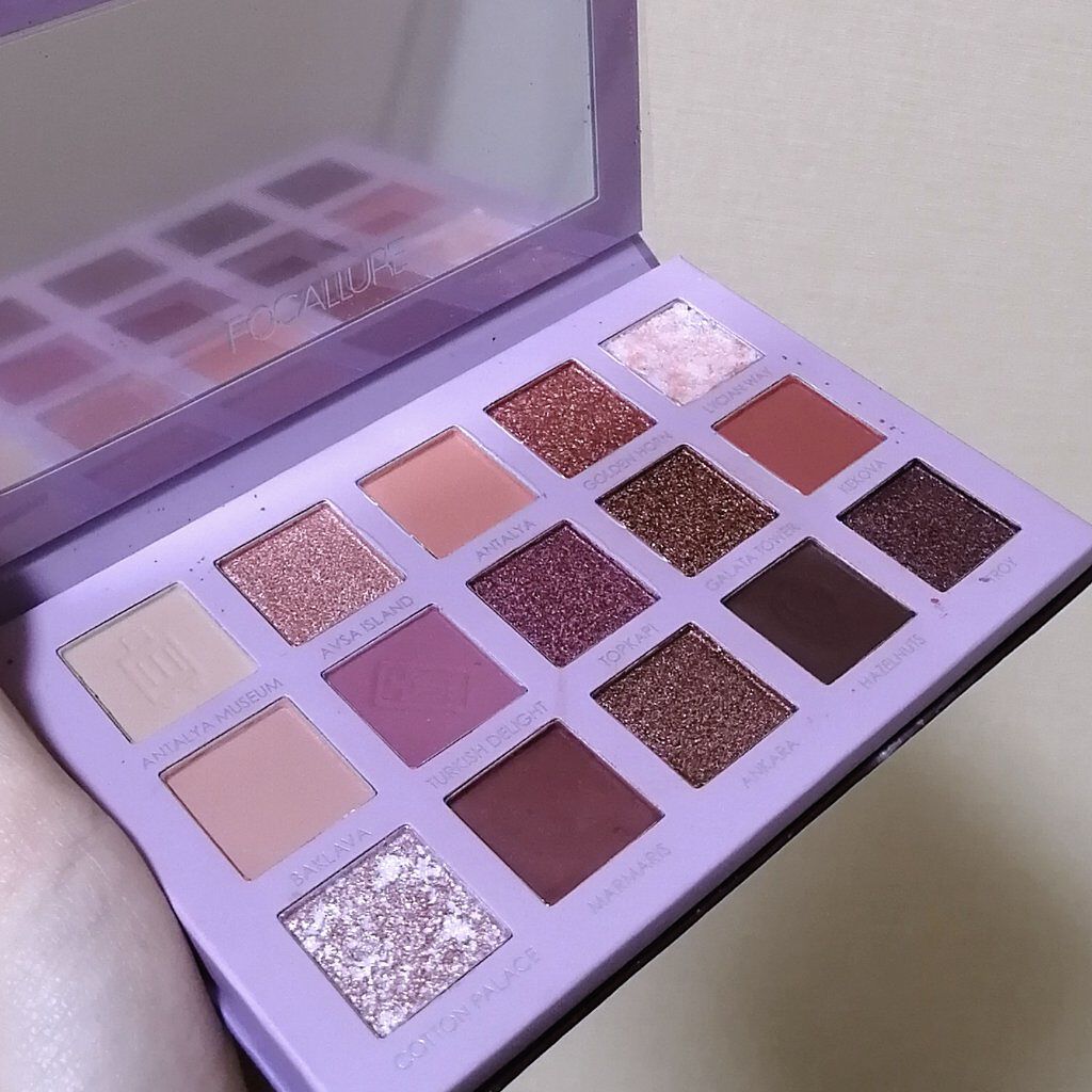 GO TRAVEL 15色アイシャドウパレット 04 トルコ(hi Turkey)/FOCALLURE/アイシャドウパレットを使ったクチコミ（2枚目）