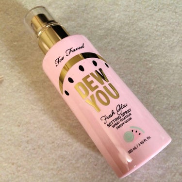 Too Faced デューユー フレッシュ グロウ セッティング スプレーのクチコミ「Too Faced
デューユー フレッシュ グロウ セッティング スプレー

買ってから暫く置.....」（1枚目）