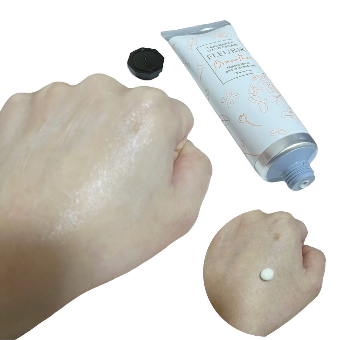 フルリール ハンドクリーム オスマンサス /MOC/ハンドクリームを使ったクチコミ（3枚目）