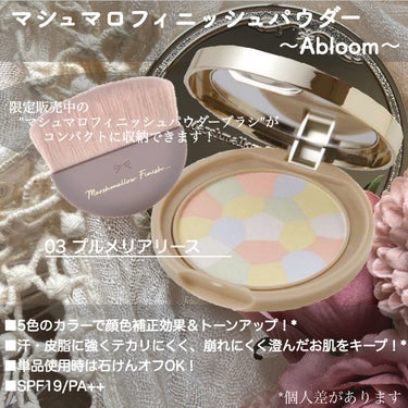 マシュマロフィニッシュパウダー　～Abloom～/キャンメイク/プレストパウダーを使ったクチコミ（7枚目）