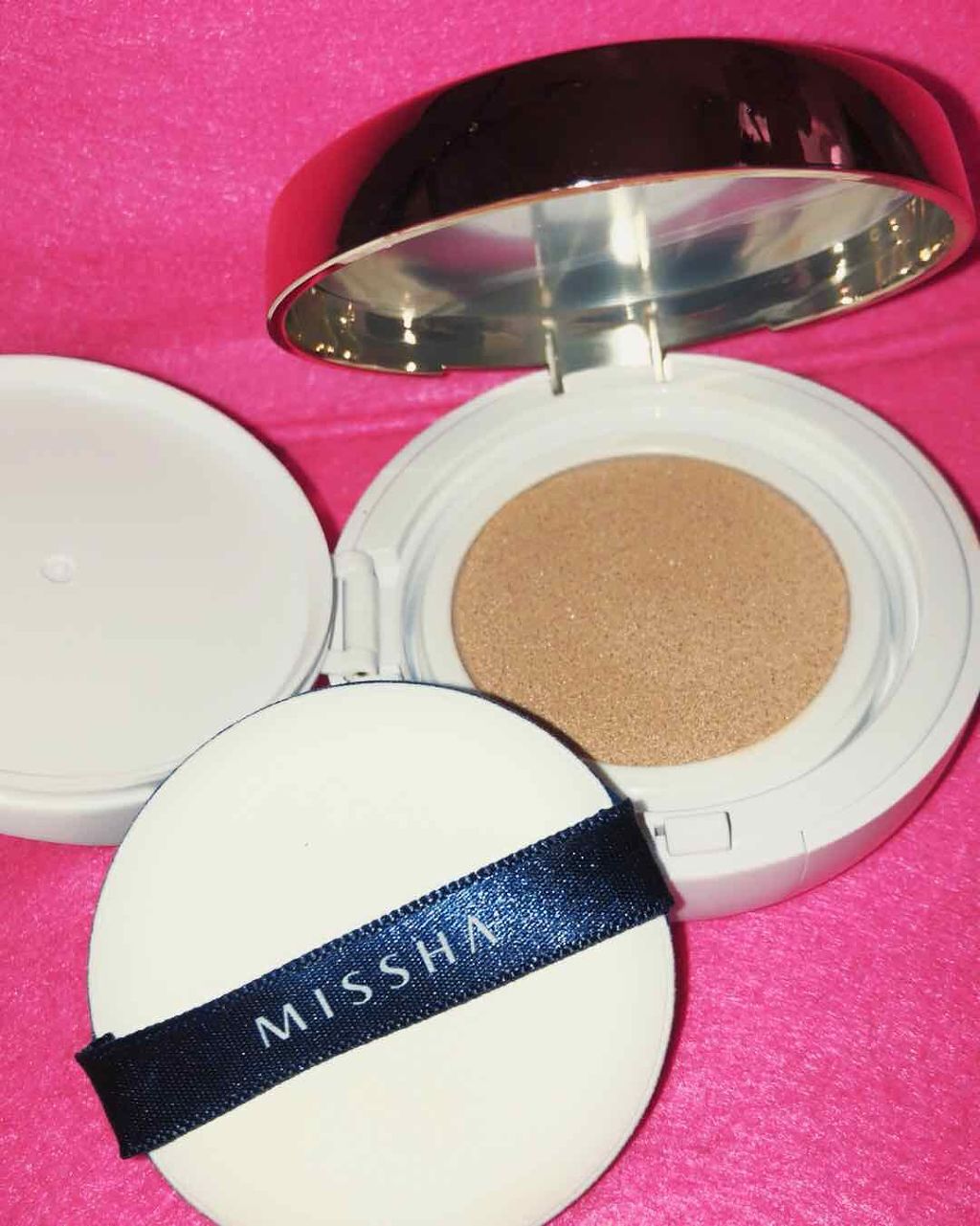 M クッション ファンデーション(モイスチャー)/MISSHA/クッションファンデーションを使ったクチコミ(3枚目)